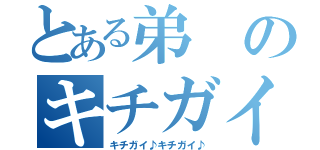 とある弟のキチガイ度（キチガイ♪キチガイ♪）