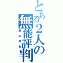 とある２人の無能評判（魔法擂台）