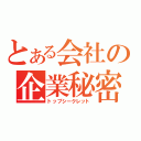 とある会社の企業秘密（トップシークレット）