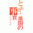 とある你離開の事實（インデックス）