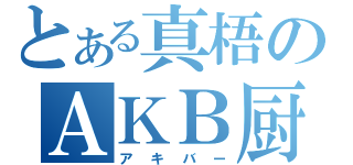 とある真梧のＡＫＢ厨（アキバー）