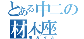 とある中二の材木座（俺ガイル）