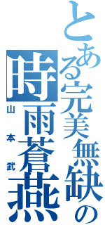 とある完美無缺の時雨蒼燕流Ⅱ（山本武）