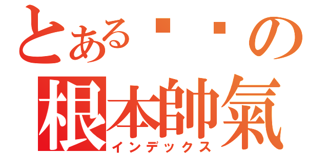 とある啊茳の根本帥氣（インデックス）