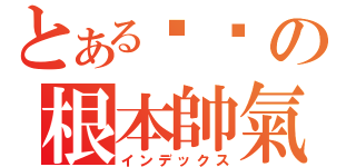 とある啊茳の根本帥氣（インデックス）