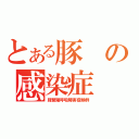 とある豚の感染症（豚繁殖呼吸障害症候群）