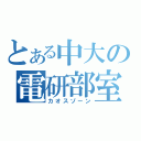 とある中大の電研部室（カオスゾーン）