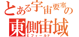 とある宇宙要塞の東側宙域（Ｅフィールド）