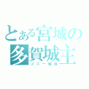 とある宮城の多賀城主（ソニー仙台）