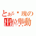 とある玫瑰の出位舉動（正一膠花）