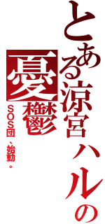 とある涼宮ハルヒの憂鬱（ＳＯＳ団、始動。）