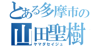 とある多摩市の山田聖樹（ヤマダセイジュ）