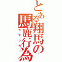 とある翔馬の馬鹿行為（ウマシカ）