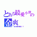 とある最愛小聲の金爽（你在小聲什麼拉！？）