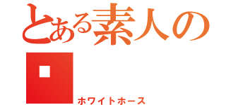 とある素人の🆒（ホワイトホース）