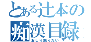 とある辻本の痴漢目録（おしり触りたい）