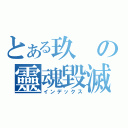 とある玖の靈魂毀滅（インデックス）