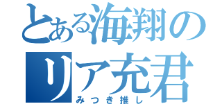 とある海翔のリア充君（みつき推し）