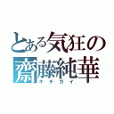 とある気狂の齋藤純華（キチガイ）