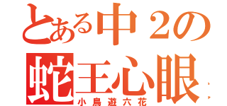 とある中２の蛇王心眼（小鳥遊六花）