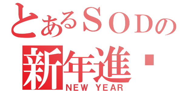 とあるＳＯＤの新年進步（ＮＥＷ ＹＥＡＲ）