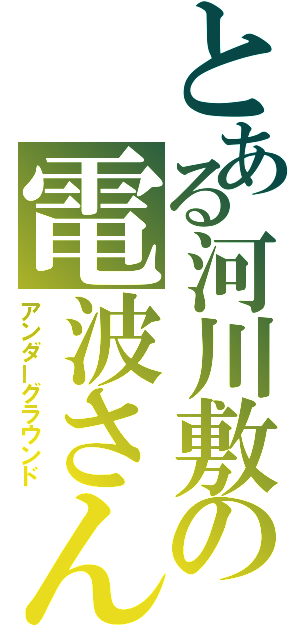 とある河川敷の電波さん（アンダーグラウンド）