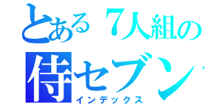 とある７人組の侍セブン（インデックス）