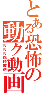 とある恐怖の動ク動画（ＮＮＮ臨時放送）