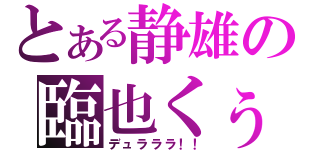 とある静雄の臨也くぅ～ん（デュラララ！！）