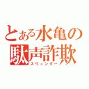 とある水亀の駄声詐欺（スウィンダー）