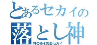 とあるセカイの落とし神（神のみぞ知るセカイ）