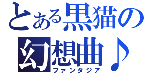 とある黒猫の幻想曲♪（ファンタジア）