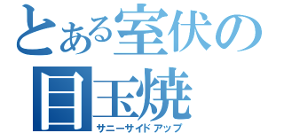 とある室伏の目玉焼（サニーサイドアップ）