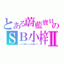 とある蔚藍寶貝のＳＢ小梓Ⅱ（一人で赤ちゃんを愛して）