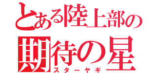 とある陸上部の期待の星（スターヤギ）