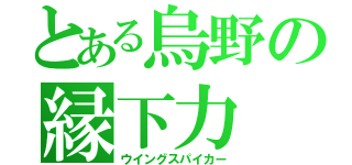 とある烏野の縁下力（ウイングスパイカー）