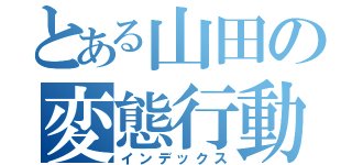 とある山田の変態行動（インデックス）