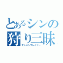 とあるシンの狩り三昧（モンハンプレイヤー）