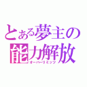 とある夢主の能力解放（オーバーリミッツ）