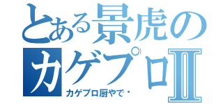 とある景虎のカゲプロ厨Ⅱ（カゲプロ厨やで〜）