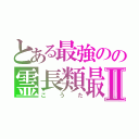 とある最強のの霊長類最先端Ⅱ（こうた）