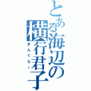 とある海辺の横行君子（きんぐらー）