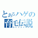 とあるハゲの育毛伝説（カミウスイ）