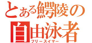 とある鰐陵の自由泳者（フリースイマー）