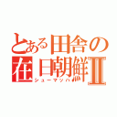 とある田舎の在日朝鮮Ⅱ（シューマッハ）