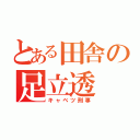 とある田舎の足立透（キャベツ刑事）