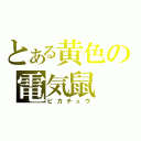 とある黄色の電気鼠（ピカチュウ）