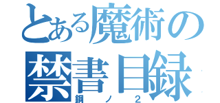 とある魔術の禁書目録（鋼ノ２）