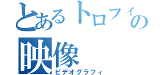 とあるトロフィーの映像（ビデオグラフィ）