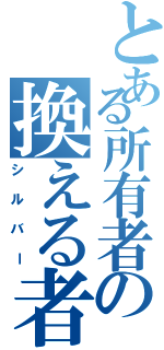 とある所有者の換える者（シルバー）